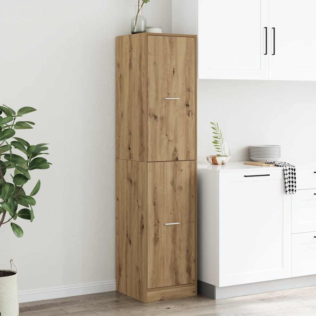 vidaXL Apothekerschrank Artisan-Eiche 40x41x174,5 cm Holzwerkstoff