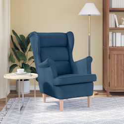 vidaXL Sessel Blau 74x84x100 cm Stoff