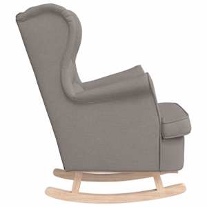 Houpací křeslo taupe 74 x 90 x 102 cm textil - obrázek 5