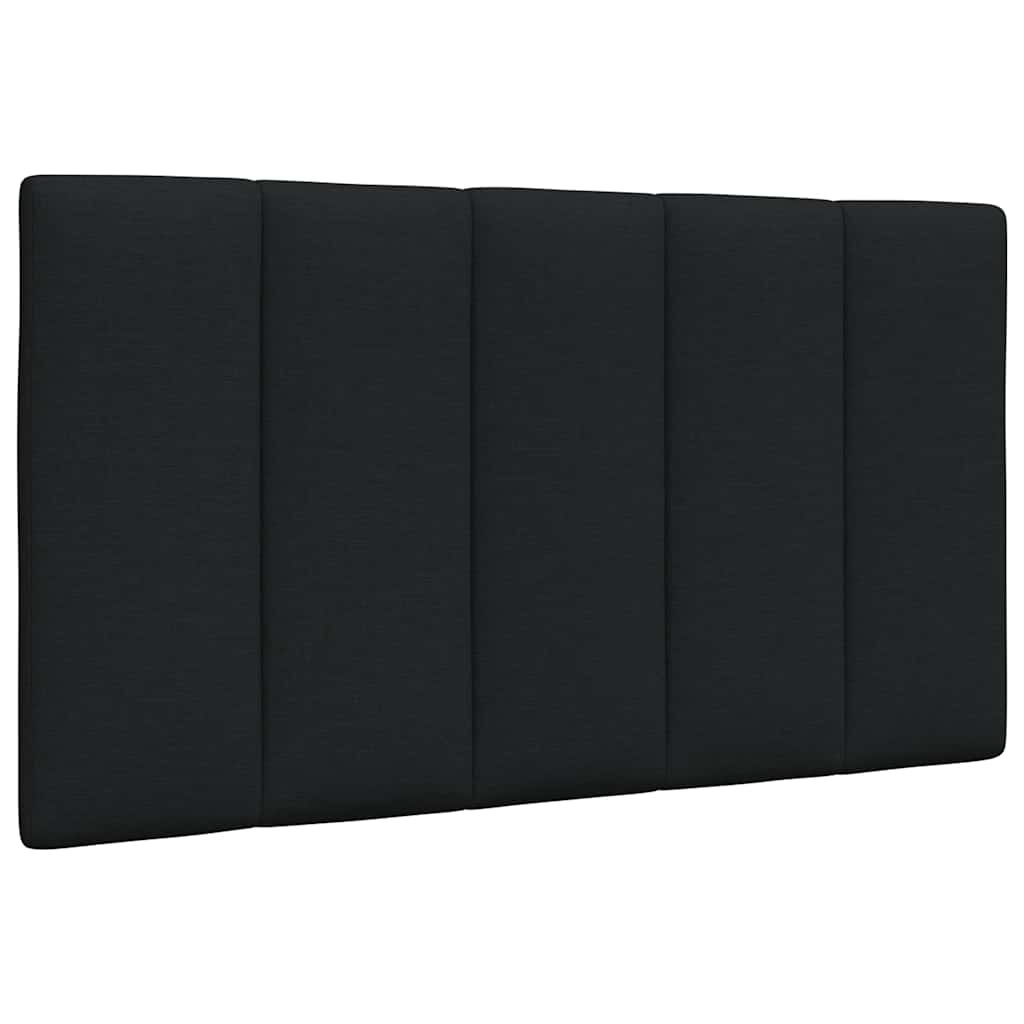 vidaXL Pernă pentru tăblie de pat, Hanko, negru, 80 cm, material textil