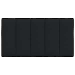 Polštář na čelo postele Hanko černý 80 cm textil - obrázek 4