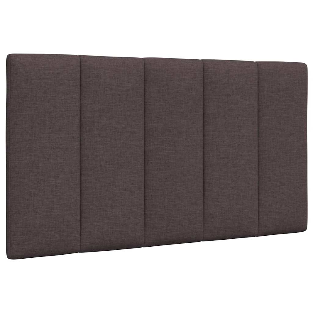 vidaXL Pernă pentru tăblie de pat maro închis, 80 cm, material textil