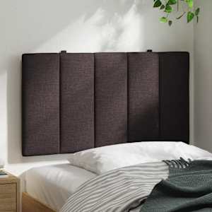 Polštář na čelo postele Hanko tmavě hnědý 80 cm textil - obrázek 3