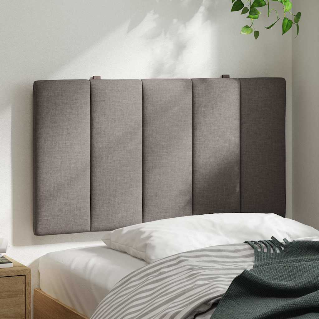 vidaXL Hoofdbordkussen "Hanko" 80 cm stof taupe, foto 2