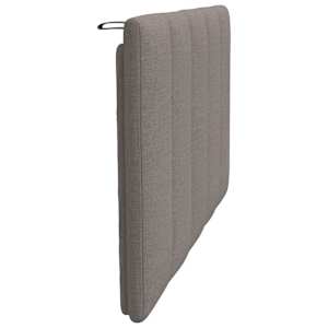 Polštář na čelo postele Hanko taupe 80 cm textil - obrázek 5