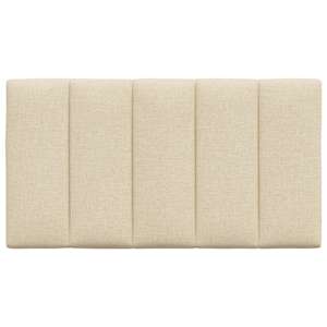 Polštář na čelo postele Hanko krémový 80 cm textil - obrázek 4