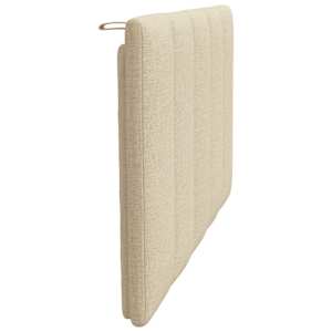 Polštář na čelo postele Hanko krémový 80 cm textil - obrázek 5