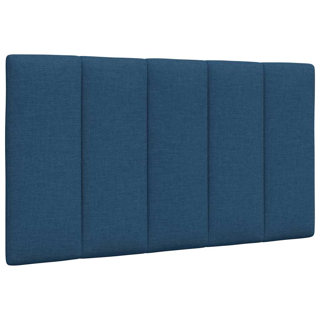 vidaXL Pernă pentru tăblie de pat, albastru, 80 cm, material textil