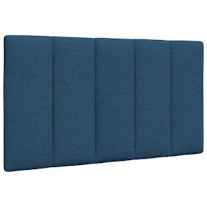 Polštář na čelo postele Hanko modrý 80 cm textil - obrázek 1