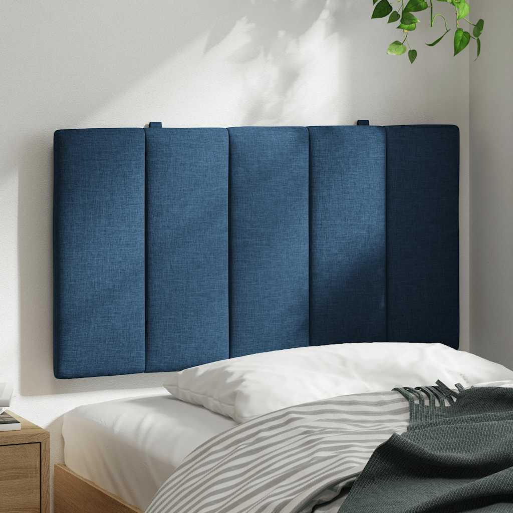 vidaXL Hoofdbordkussen "Hanko" 80 cm stof blauw, foto 2