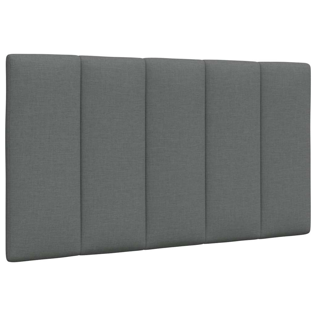 vidaXL Kopfteil-Kissen "Hanko" Dunkelgrau 90 cm Stoff