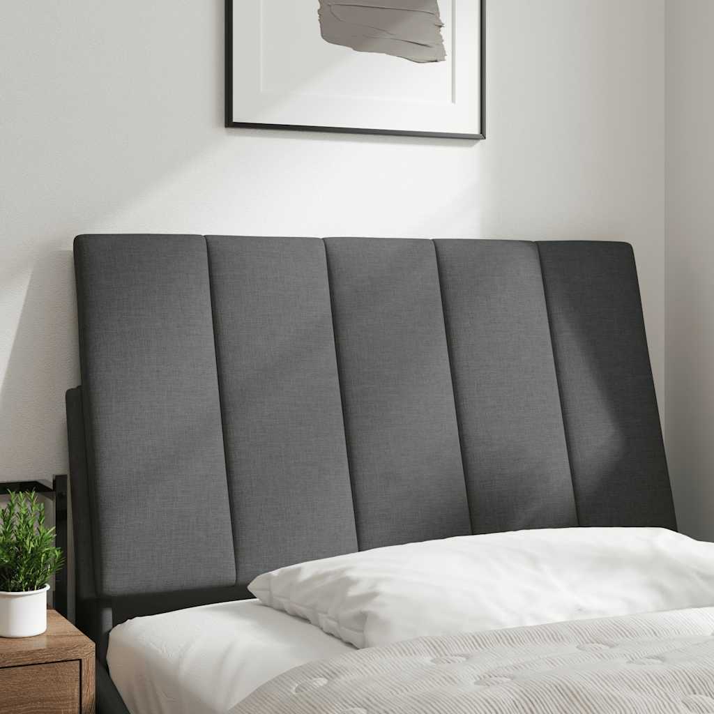 vidaXL Hoofdbordkussen 90 cm stof donkergrijs afbeelding