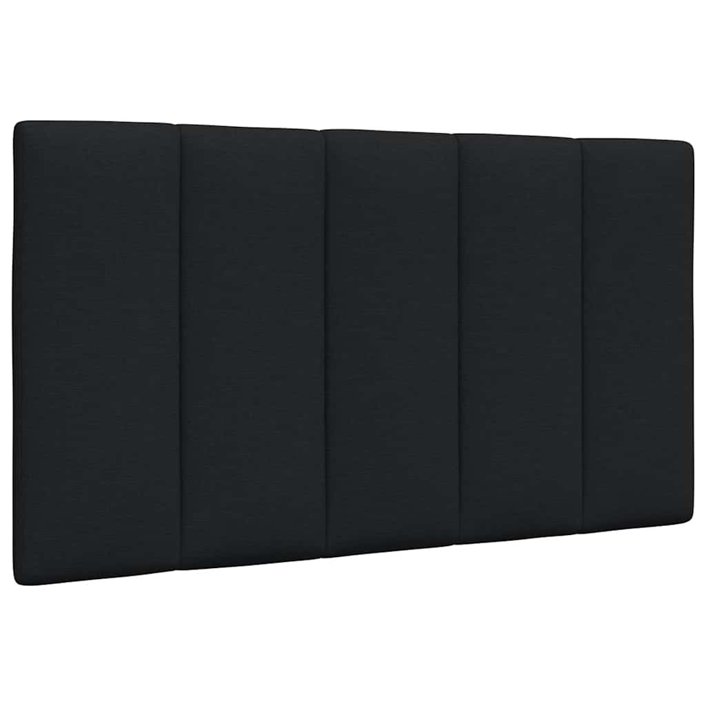 vidaXL Kopfteil-Kissen "Hanko" Schwarz 90 cm Stoff