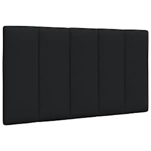 Polštář na čelo postele Hanko černý 90 cm textil - obrázek 1