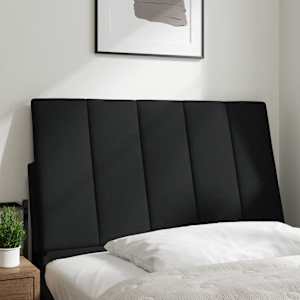 Polštář na čelo postele Hanko černý 90 cm textil - obrázek 2