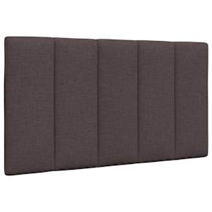 vidaXL voodipeatsi padi Hanko, tumepruun, 90 cm, kangas