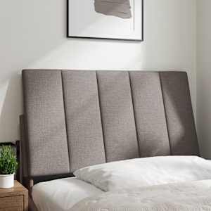 Polštář na čelo postele Hanko taupe 90 cm textil - obrázek 2