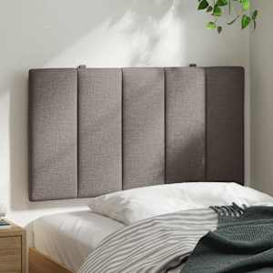Polštář na čelo postele Hanko taupe 90 cm textil - obrázek 3