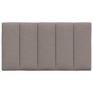 Polštář na čelo postele Hanko taupe 90 cm textil - obrázek 4