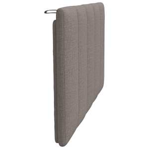 Polštář na čelo postele Hanko taupe 90 cm textil - obrázek 5