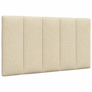 vidaXL voodipeatsi padi Hanko, kreemjas, 90 cm, kangas