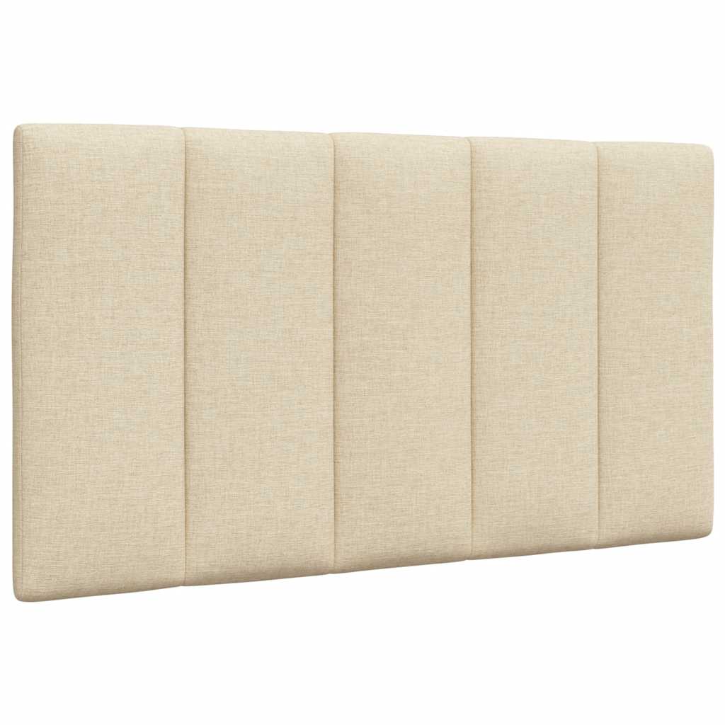 vidaXL Kopfteil-Kissen "Hanko" Creme 90 cm Stoff