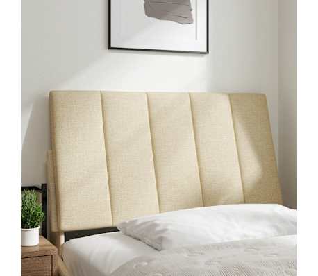 vidaXL Kopfteil-Kissen "Hanko" Creme 90 cm Stoff