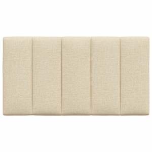 Polštář na čelo postele Hanko krémový 90 cm textil - obrázek 4
