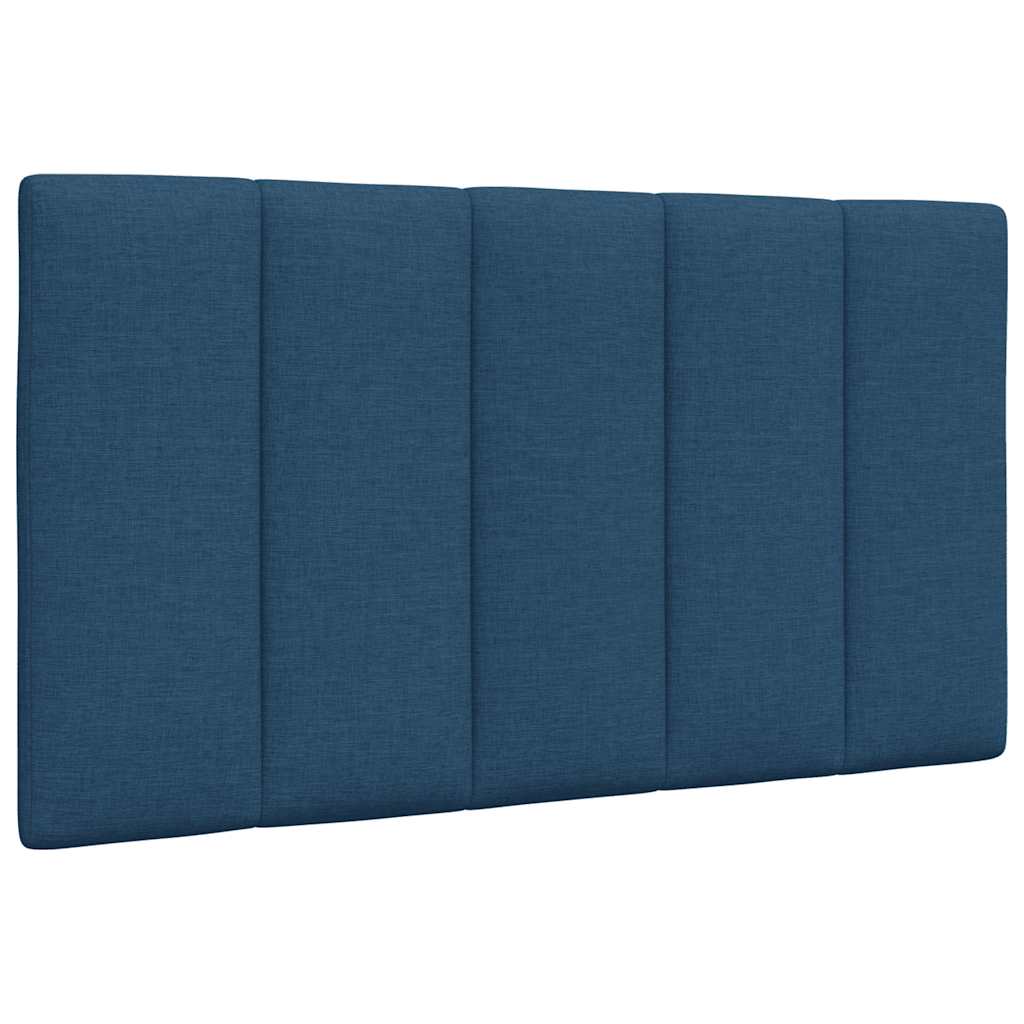 vidaXL Pernă pentru tăblie de pat, albastru, 90 cm, material textil