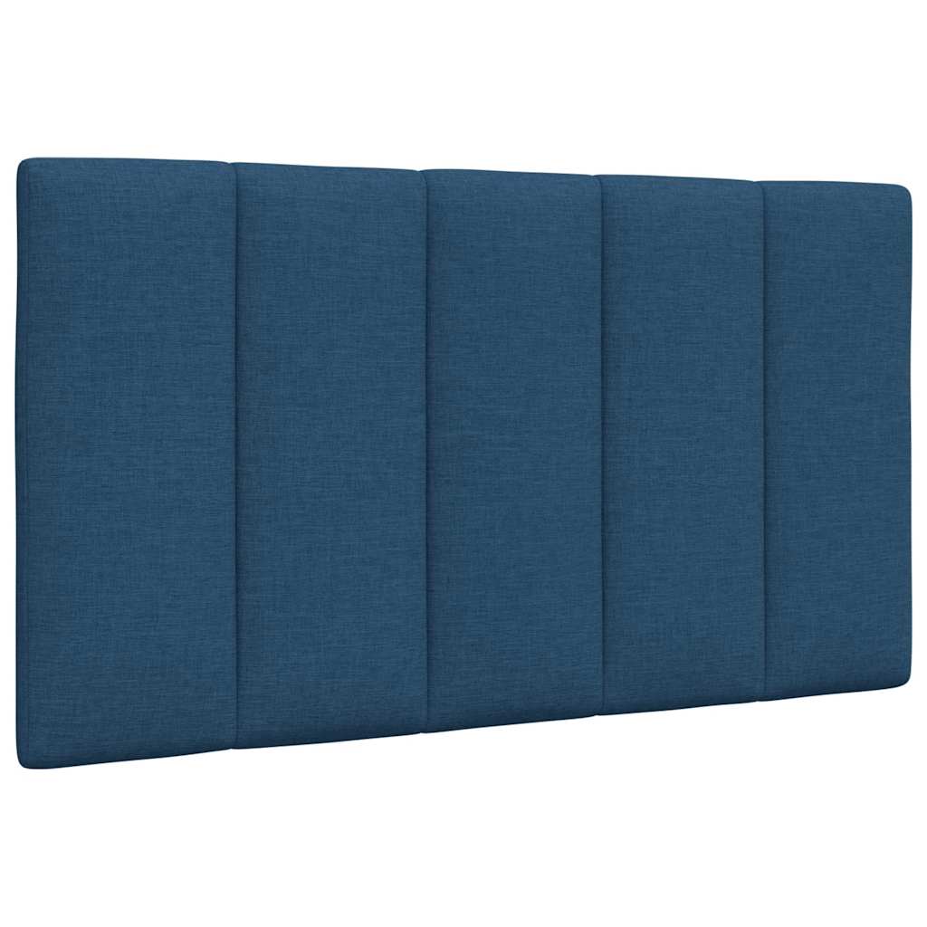 vidaXL Polštář na čelo postele modrý 90 cm textil