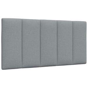 vidaXL voodipeatsi padi Hanko, helehall, 100 cm, kangas
