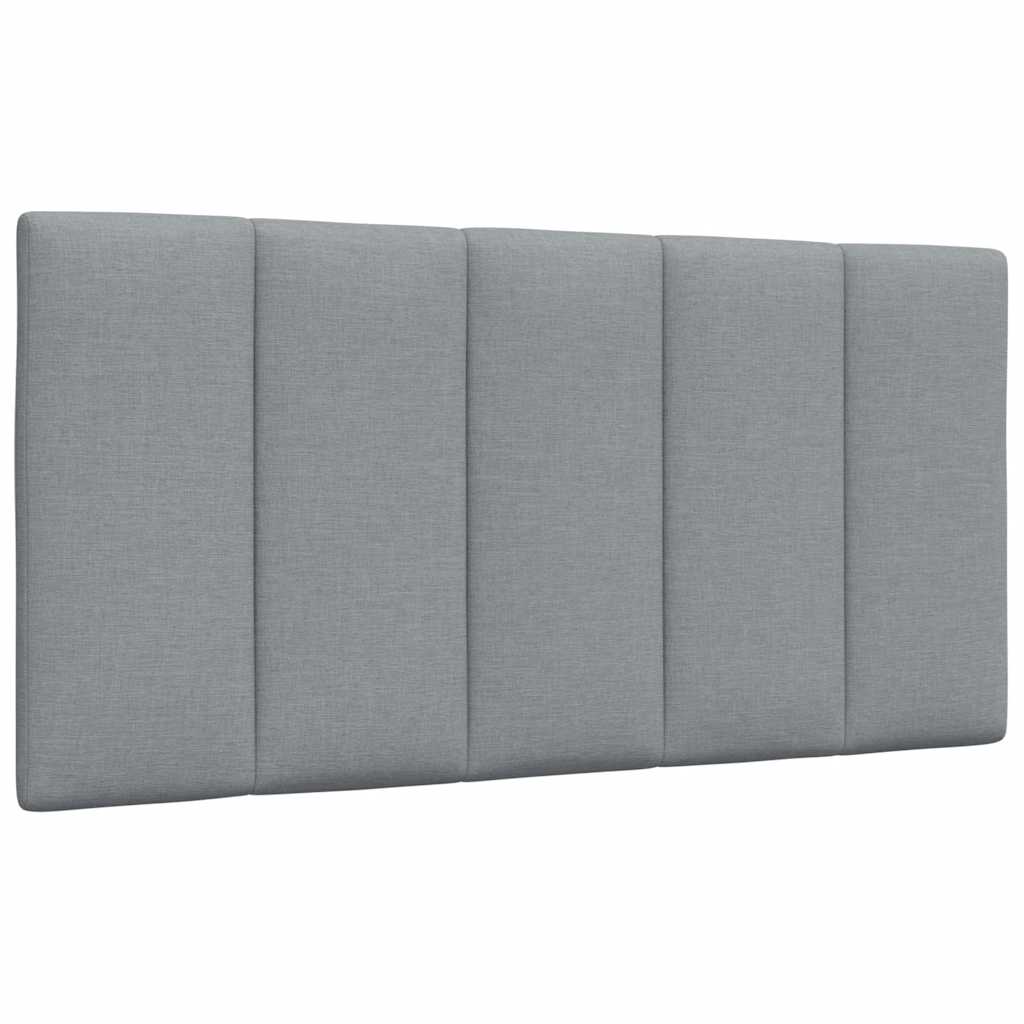 vidaXL Pernă tăblie de pat, gri deschis, 100 cm, material textil