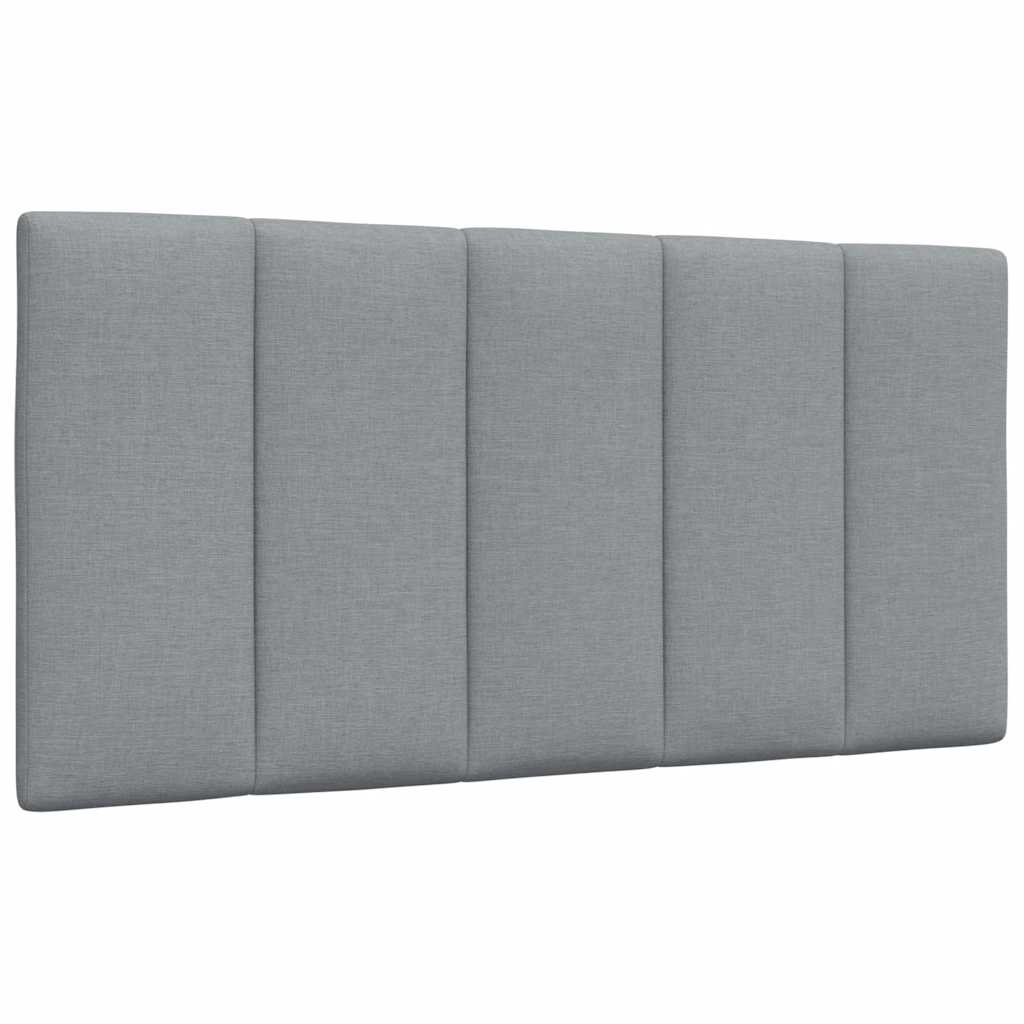 vidaXL Pernă tăblie de pat, Hanko, gri deschis, 100 cm, material textil