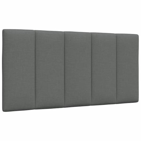 vidaXL voodipeatsi padi Hanko, tumehall, 100 cm, kangas