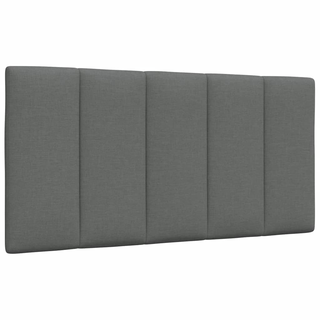 vidaXL Pernă pentru tăblie de pat, gri închis, 100 cm, material textil