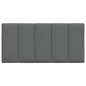 Polštář na čelo postele Hanko tmavě šedý 100 cm textil - obrázek 4