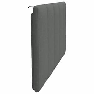 Polštář na čelo postele Hanko tmavě šedý 100 cm textil - obrázek 5