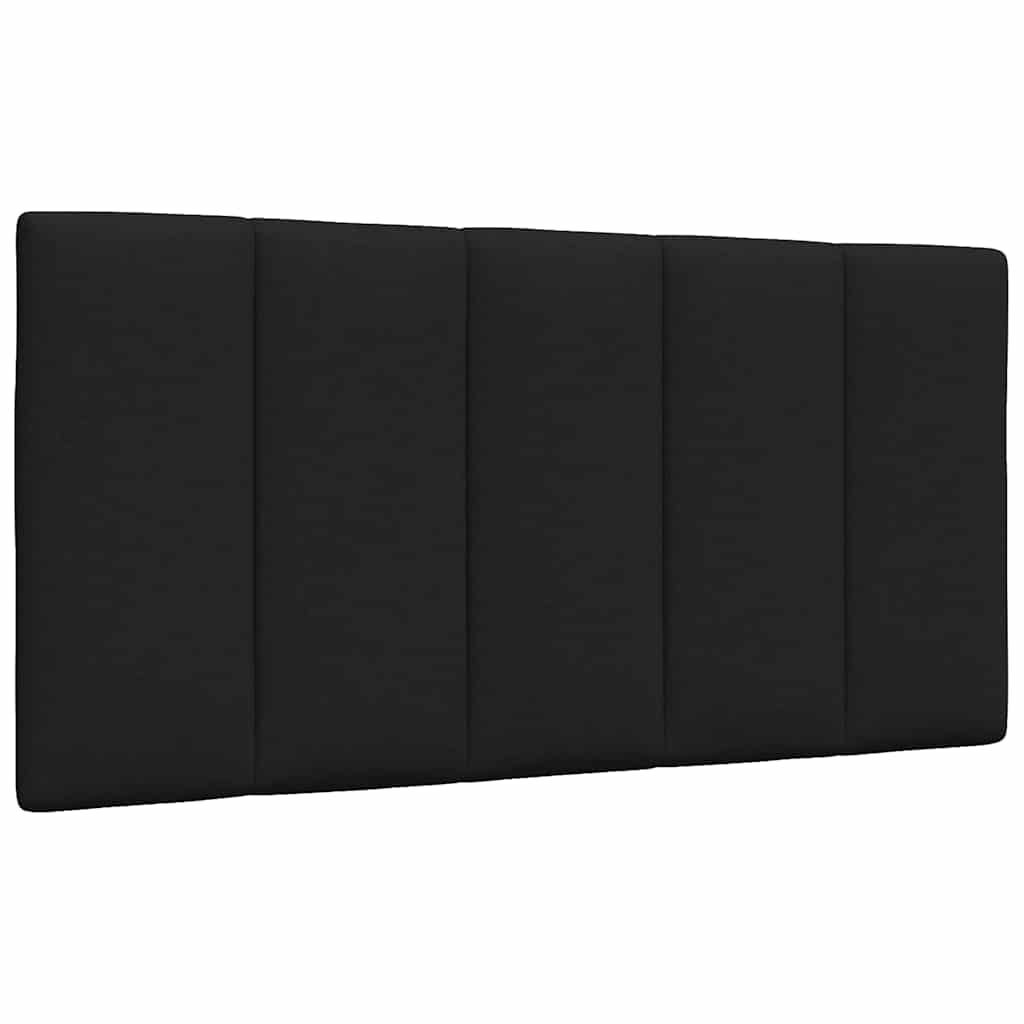 vidaXL Pernă pentru tăblie de pat, negru, 100 cm, material textil