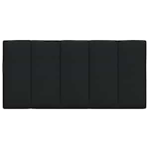 Polštář na čelo postele Hanko černý 100 cm textil - obrázek 4