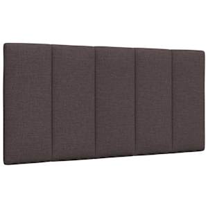 Polštář na čelo postele Hanko tmavě hnědý 100 cm textil - obrázek 1