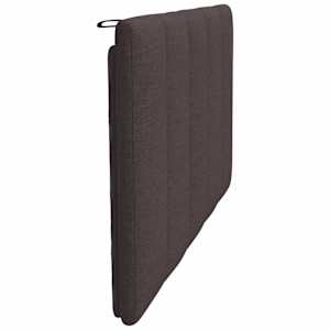 Polštář na čelo postele Hanko tmavě hnědý 100 cm textil - obrázek 5