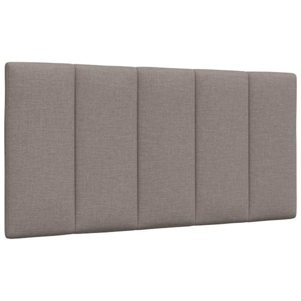 vidaXL voodipeatsi padi Hanko, pruunikashall, 100 cm, kangas