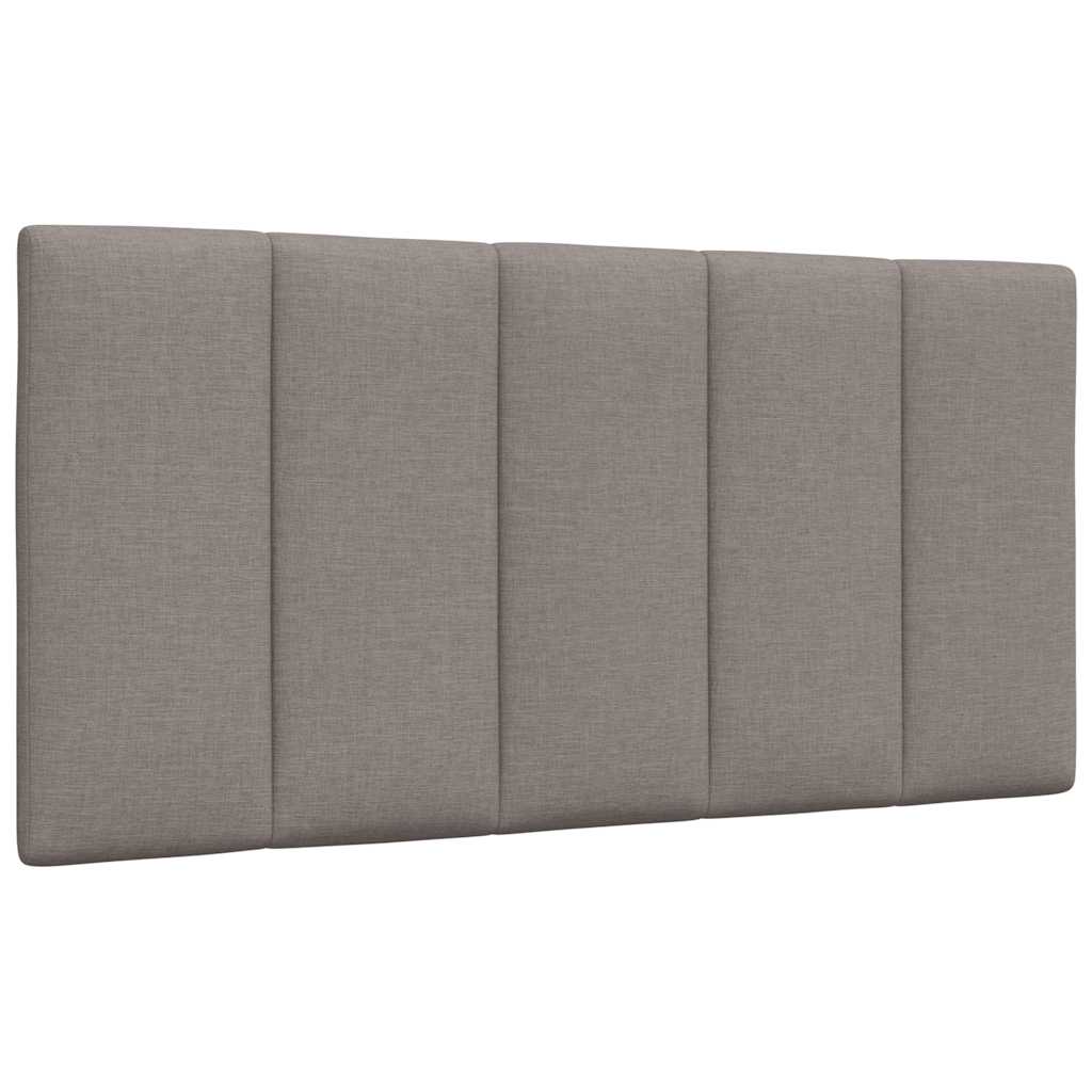 vidaXL Pernă pentru tăblie de pat, gri taupe, 100 cm, material textil