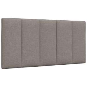Polštář na čelo postele Hanko taupe 100 cm textil - obrázek 1