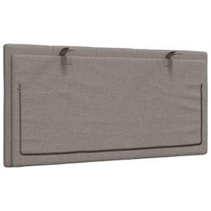 Polštář na čelo postele Hanko taupe 100 cm textil - obrázek 6