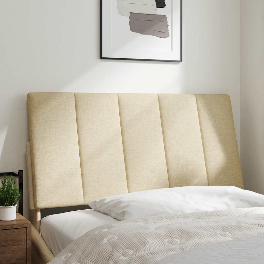 Thumbnail - vidaXL Kopfteil-Kissen "Hanko" Creme 100 cm Stoff