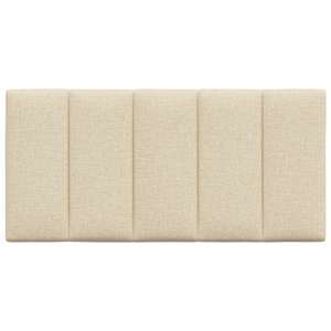 Polštář na čelo postele Hanko krémový 100 cm textil - obrázek 4