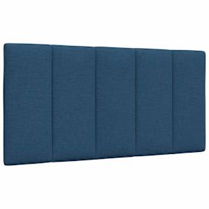 Polštář na čelo postele Hanko modrý 100 cm textil - obrázek 1