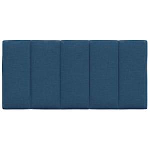 Polštář na čelo postele Hanko modrý 100 cm textil - obrázek 4