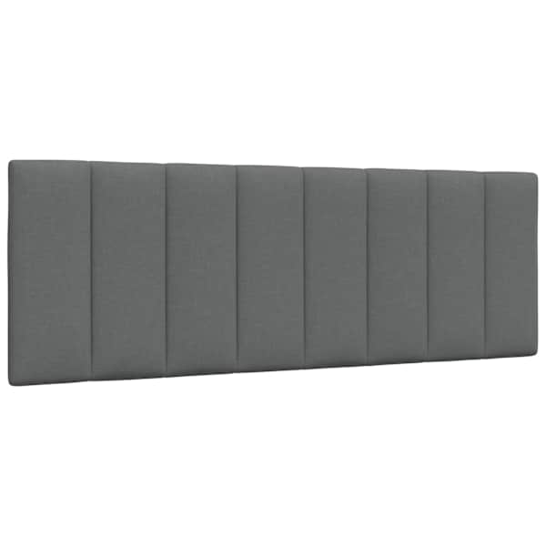 vidaXL voodipeatsi padi Hanko, tumehall, 120 cm, kangas